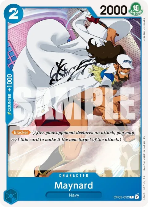 Maynard Reprint OP05-052 One Piece card from Premium Booster -The Best- Vol. 2