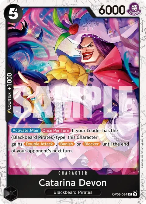 Catarina Devon Pirate Foil OP09-084 One Piece card from Premium Booster -The Best- Vol. 2