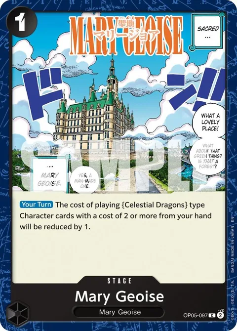 Mary Geoise Reprint OP05-097 One Piece card from Premium Booster -The Best- Vol. 2
