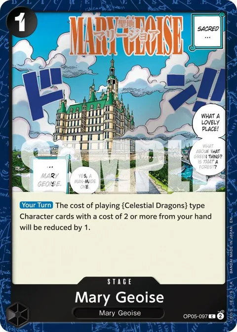 Mary Geoise Pirate Foil OP05-097 One Piece card from Premium Booster -The Best- Vol. 2