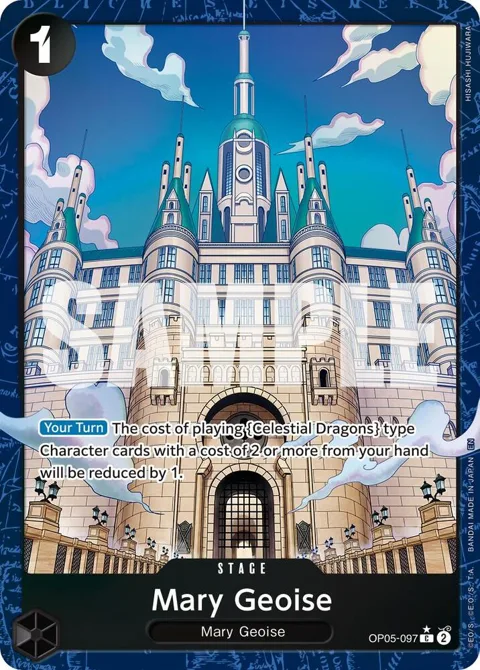 Mary Geoise Alt Art OP05-097 One Piece card from Premium Booster -The Best- Vol. 2
