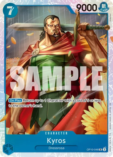 Kyros Reprint OP10-046 One Piece card from Premium Booster -The Best- Vol. 2