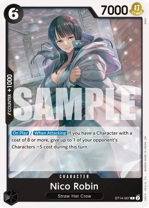 Nico Robin Reprint ST14-007 One Piece card from Premium Booster -The Best- Vol. 2
