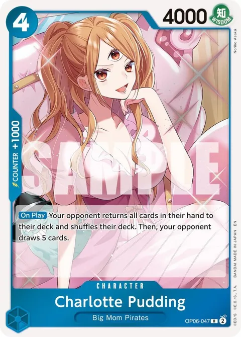 Charlotte Pudding Reprint OP06-047 One Piece card from Premium Booster -The Best- Vol. 2