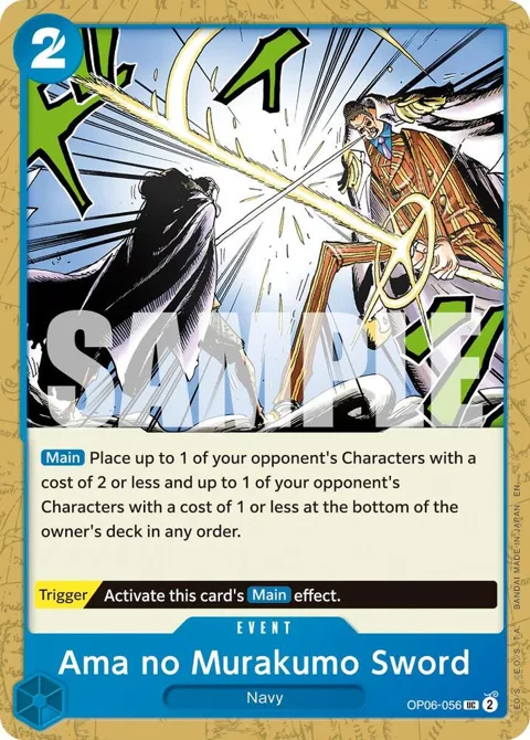Ama no Murakumo Sword Reprint OP06-056 One Piece card from Premium Booster -The Best- Vol. 2