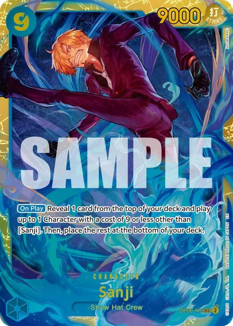 Sanji Reprint OP06-119 One Piece card from Premium Booster -The Best- Vol. 2