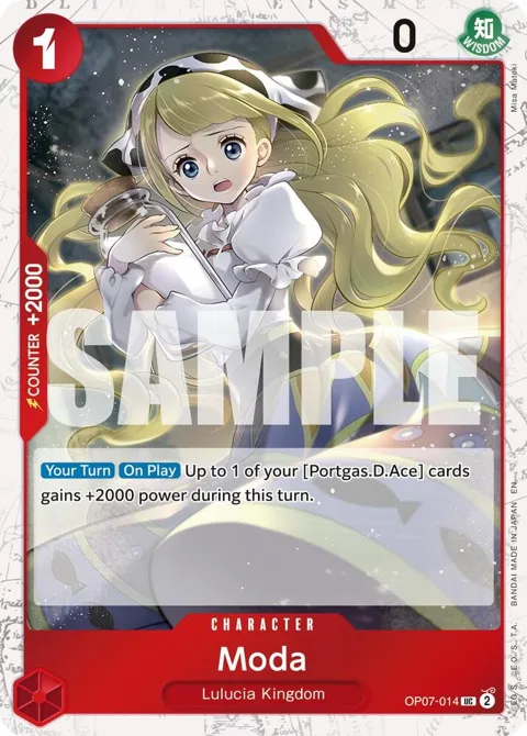 Moda Pirate Foil OP07-014 One Piece card from Premium Booster -The Best- Vol. 2