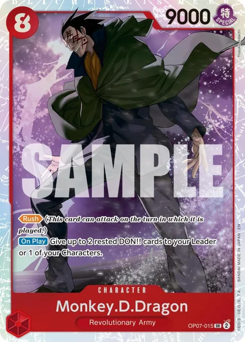 Monkey.D.Dragon Reprint OP07-015 One Piece card from Premium Booster -The Best- Vol. 2