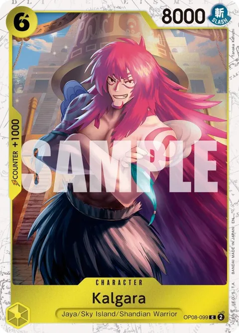 Kalgara Pirate Foil OP08-099 One Piece card from Premium Booster -The Best- Vol. 2