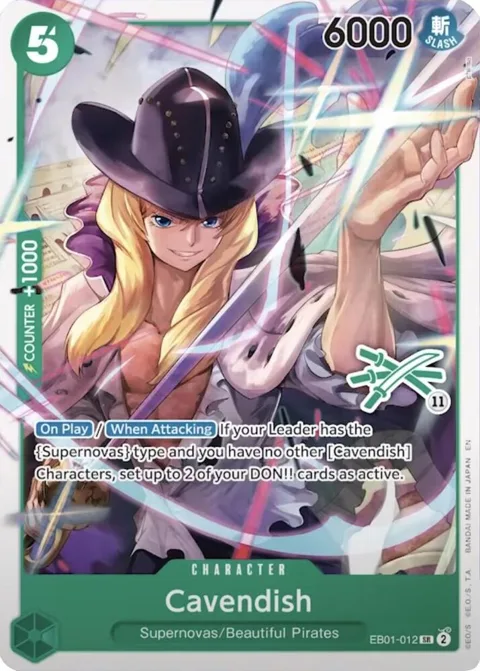 Cavendish Zoro Deck EB01-012 One Piece card from Learn Together Deck Set