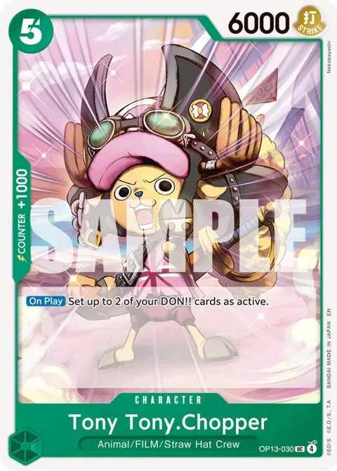 Tony Tony.Chopper OP13-030 One Piece card from Carrying On His Will