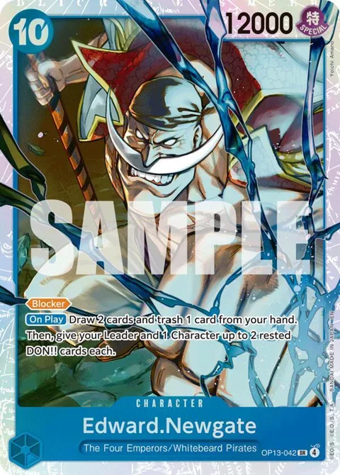 Edward.Newgate OP13-042 One Piece card from Carrying On His Will