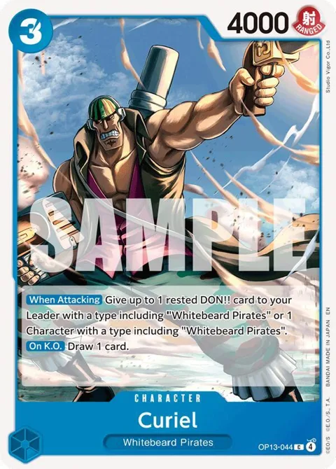 Curiel OP13-044 One Piece card from Carrying On His Will