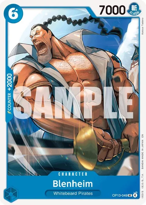 Blenheim OP13-049 One Piece card from Carrying On His Will