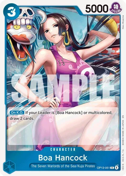 Boa Hancock OP13-051 One Piece card from Carrying On His Will