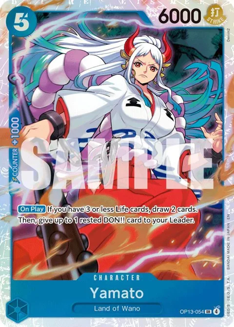 Yamato OP13-054 One Piece card from Carrying On His Will