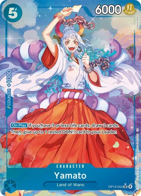 Yamato Alt Art OP13-054 One Piece card from Carrying On His Will