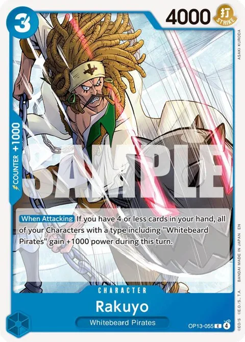 Rakuyo OP13-055 One Piece card from Carrying On His Will