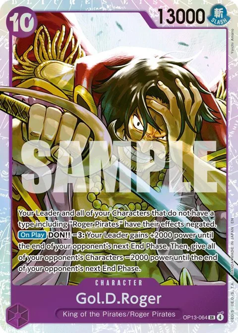 Gol.D.Roger OP13-064 One Piece card from Carrying On His Will