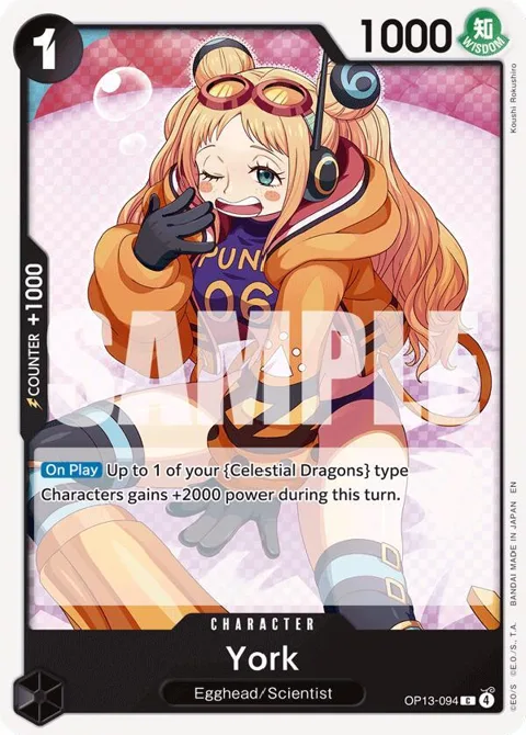 York OP13-094 One Piece card from Carrying On His Will