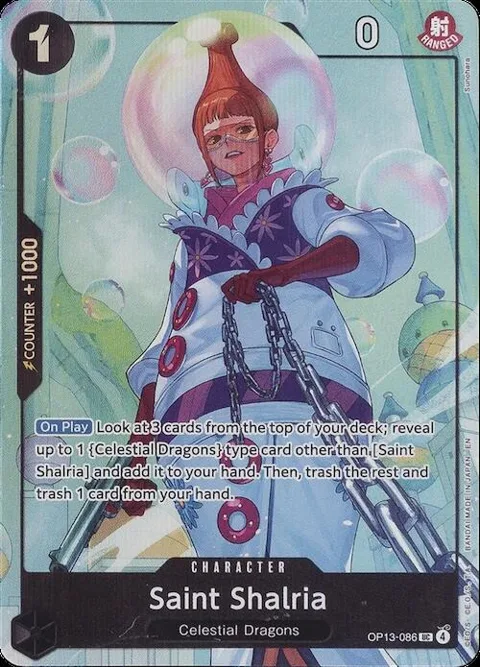 Saint Shalria Premium Card Collection -Best Selection Vol. 5- OP13-086 One Piece card from One Piece Promotion Cards