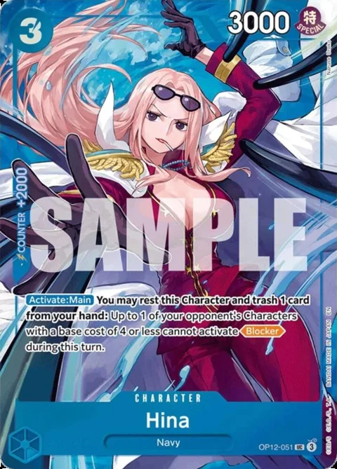 Hina Premium Card Collection -Best Selection Vol. 5- OP12-051 One Piece card from One Piece Promotion Cards