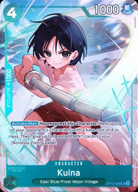 Kuina Premium Card Collection -Best Selection Vol. 5- OP12-026 One Piece card from One Piece Promotion Cards