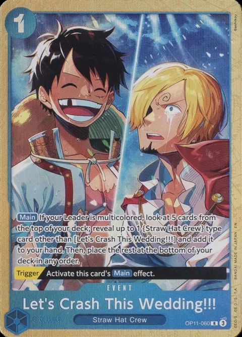 Let's Crash This Wedding!!! Premium Card Collection -Best Selection Vol. 5- OP11-060 One Piece card from One Piece Promotion Cards