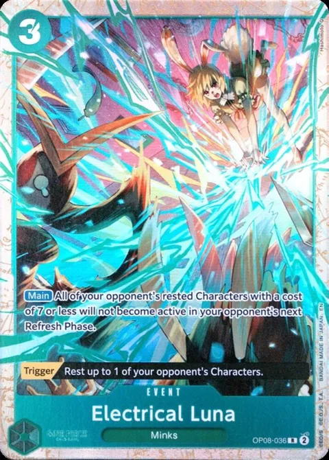 Electrical Luna Premium Card Collection -Best Selection Vol. 5- OP08-036 One Piece card from One Piece Promotion Cards
