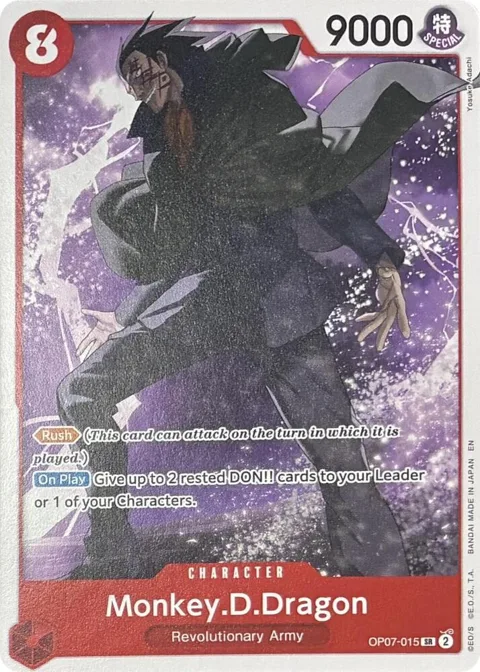 Monkey.D.Dragon OP07-015 LT01 One Piece card from Learn Together Deck Set