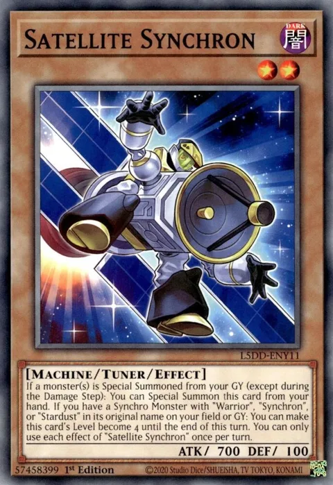 Satellite Synchron L5DD-ENY11 Yu-Gi-Oh card from Legendary 5D's Decks