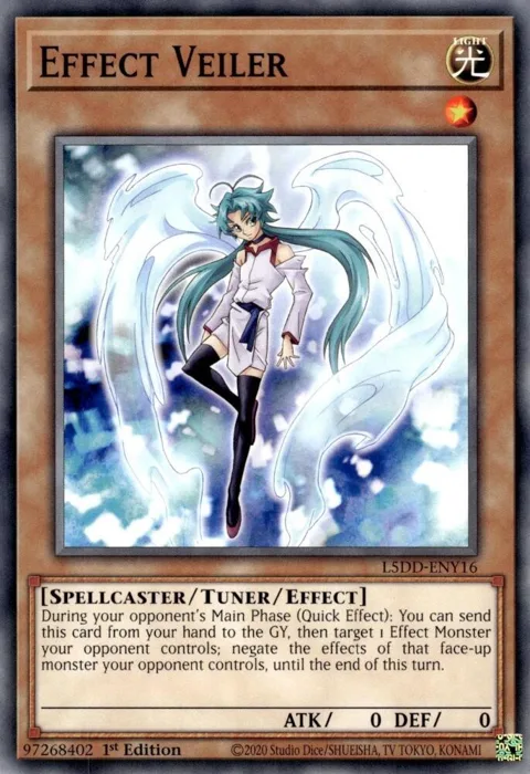 Effect Veiler L5DD-ENY16 Yu-Gi-Oh card from Legendary 5D's Decks