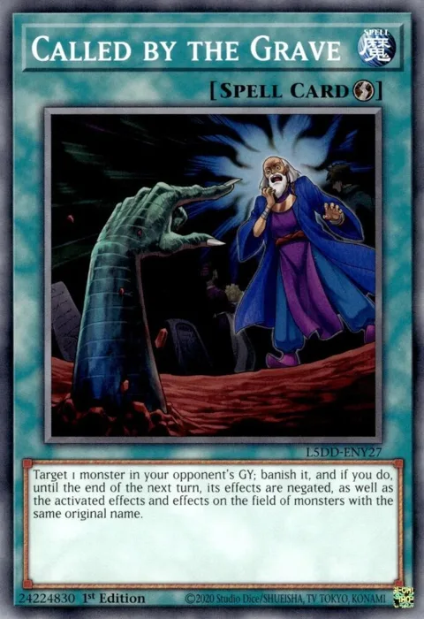 Called by the Grave L5DD-ENY27 Yu-Gi-Oh card from Legendary 5D's Decks