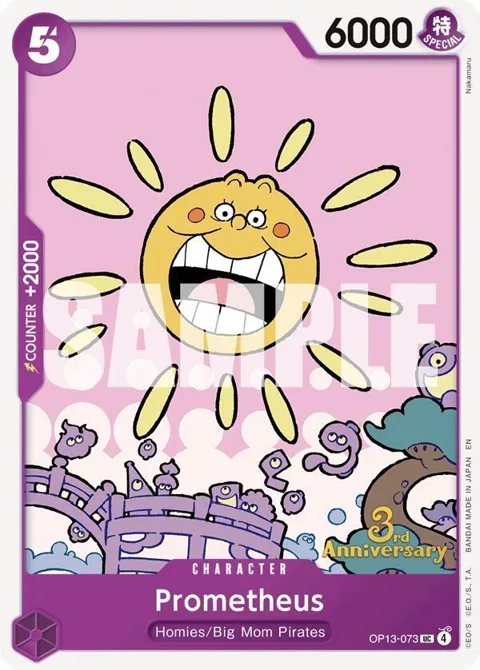 Prometheus OP13-073 Tournament One Piece card from Carrying On His Will: 3rd Anniversary Tournament Cards