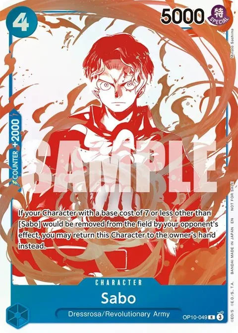 Sabo 3rd Anniversary Treasure Campaign Pack OP10-049 One Piece card from One Piece Promotion Cards
