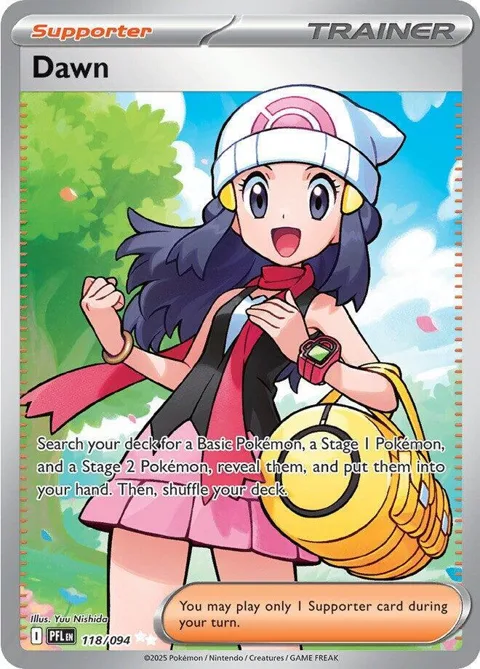 Dawn #118/094 Holofoil Pokémon card from Phantasmal Flames