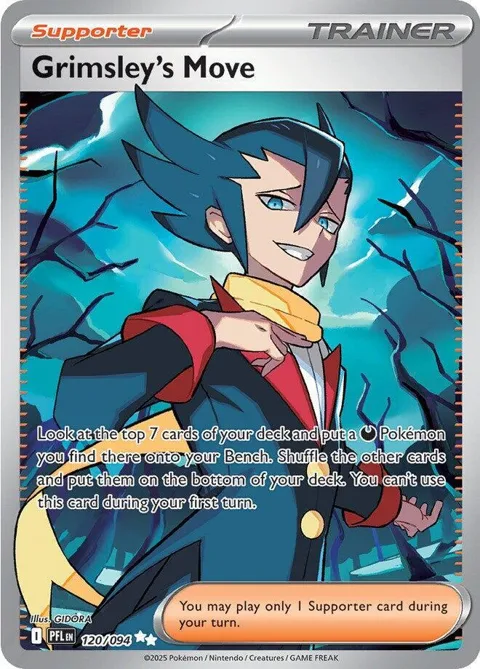 Grimsley's Move #120/094 Holofoil Pokémon card from Phantasmal Flames