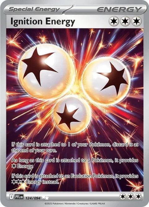 Ignition Energy #124/094 Holofoil Pokémon card from Phantasmal Flames