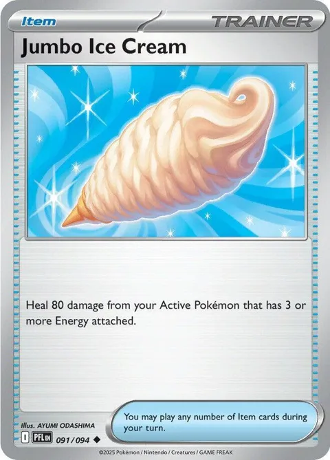 Jumbo Ice Cream #091/094 Pokémon card from Phantasmal Flames