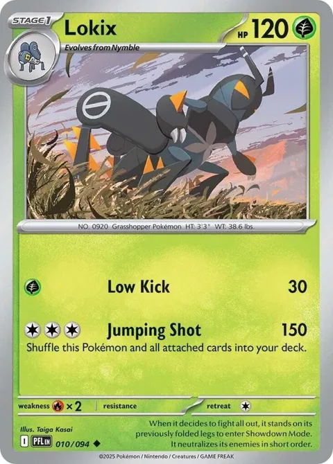 Lokix #010/094 Pokémon card from Phantasmal Flames