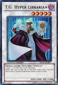 T.G. Hyper Librarian REDU-ENSE1 Yu-Gi-Oh card from Return of the Duelist SE