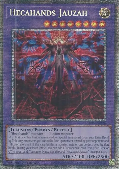 Hecahands Jauzah Starlight Rare PHRE-EN006 Yu-Gi-Oh card from Phantom Revenge
