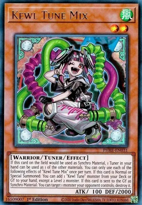 Kewl Tune Mix PHRE-EN031 Yu-Gi-Oh card from Phantom Revenge