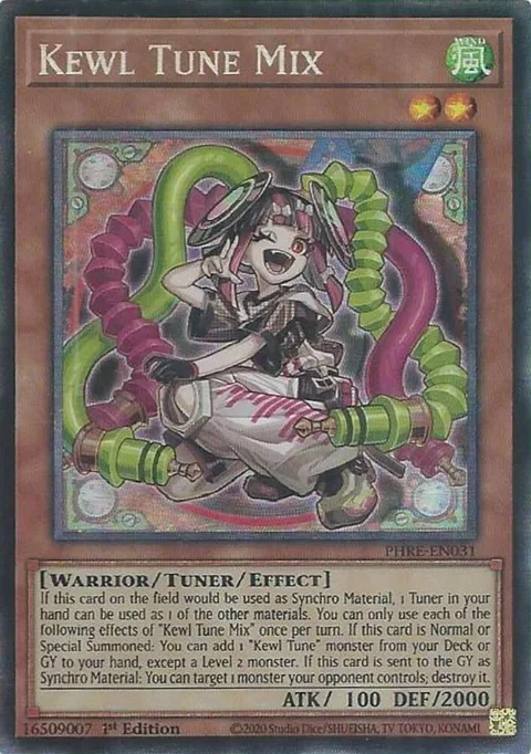 Kewl Tune Mix Collector's Rare PHRE-EN031 Yu-Gi-Oh card from Phantom Revenge