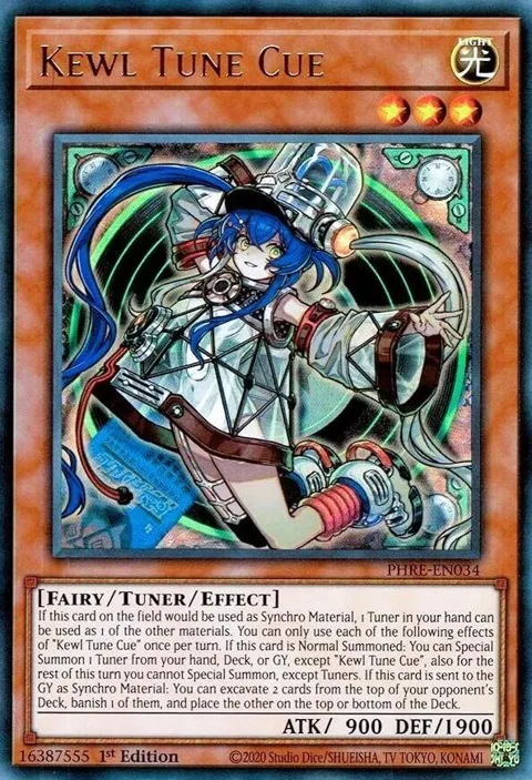 Kewl Tune Cue PHRE-EN034 Yu-Gi-Oh card from Phantom Revenge