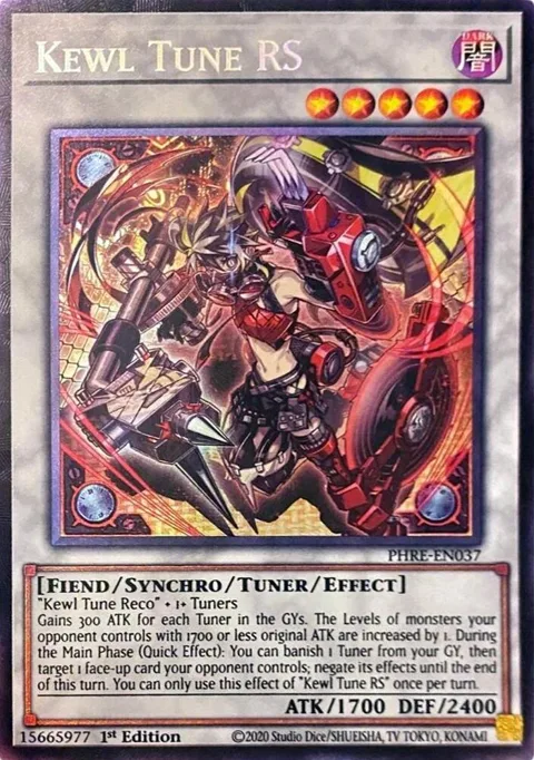 Kewl Tune RS Collector's Rare PHRE-EN037 Yu-Gi-Oh card from Phantom Revenge