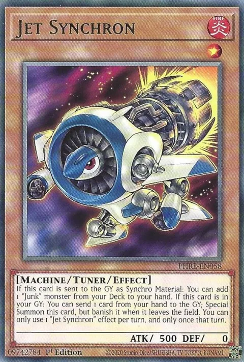 Jet Synchron PHRE-EN058 Yu-Gi-Oh card from Phantom Revenge