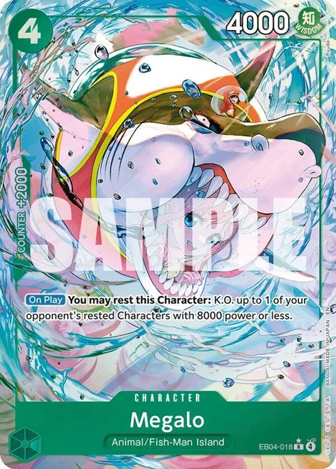 Megalo Alt Art EB04-018 One Piece card from The Azure Sea's Seven