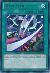 Saber Slash TU03-EN011 Yu-Gi-Oh card from Turbo Pack: Booster Three