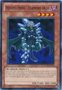 Destiny Hero - Diamond Dude TU03-EN012 Yu-Gi-Oh card from Turbo Pack: Booster Three